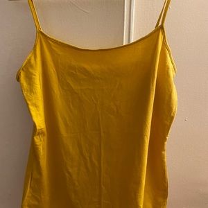 Ann Taylor Mustard Tank Top